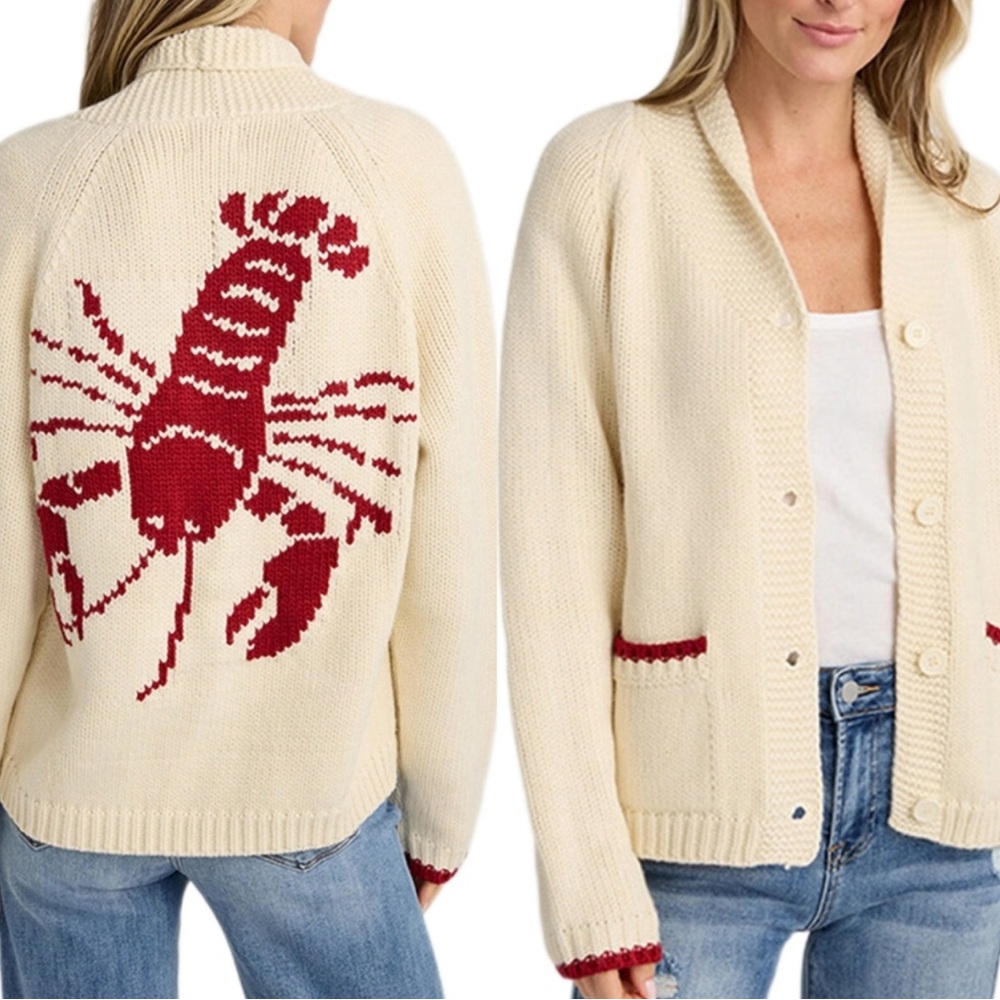 The original Pink Pineapple lobster sweater- viral on Instagram- BEWARE of FAKE